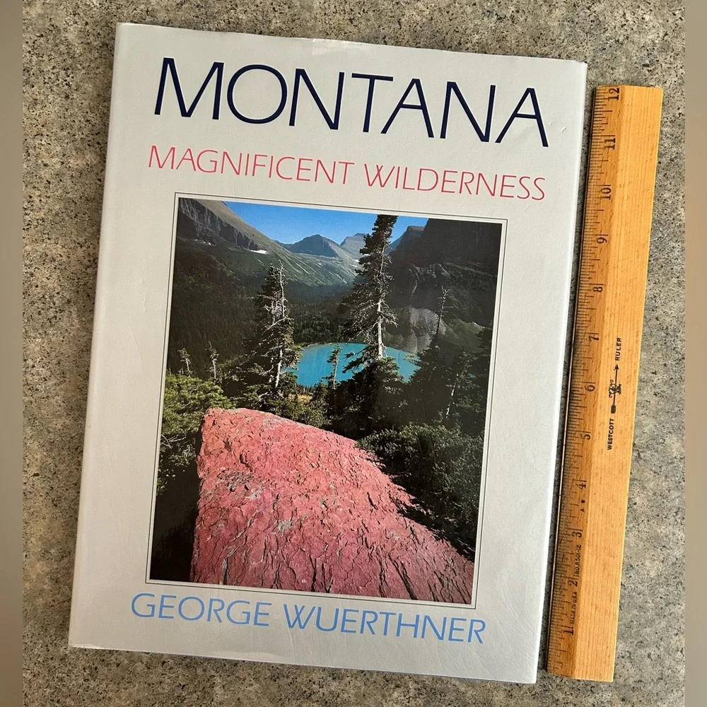📕 Signed Out of Print Montana: Magnificent Wilderness [Wuerthner] Western Decor